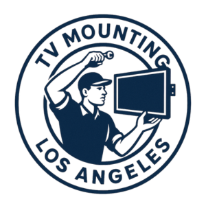 Logo of los angeles tv mounting company